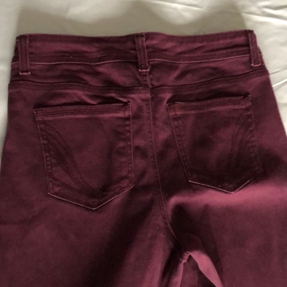 Women’s size 6 style & Co straight leg maroon jeans 98% cotton/2% elastane - Picture 12 of 12